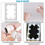 LED Vanity Mirror with Detachable Lights