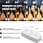 LED Makeup Mirror w/Detachable Lights