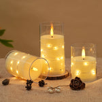 Flameless LED Candle String Lights
