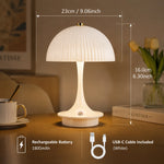 Rechargeable Mushroom Table Lamp