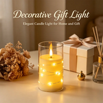 Flameless LED Candle String Lights