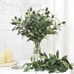 Artificial Olive Branch Stems