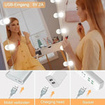 LED Makeup Mirror w/Detachable Lights