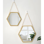 Hexagon Wall Mirror