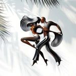 Dancing Couple Wall Sculpture