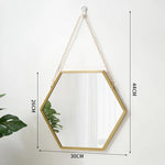 Hexagon Wall Mirror