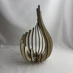 Paintable Wooden Candle Holder