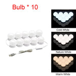 LED Vanity Mirror with Detachable Lights